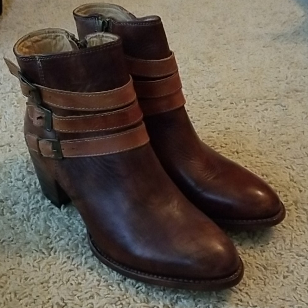 Bed Stu Begin Teak Leather boots